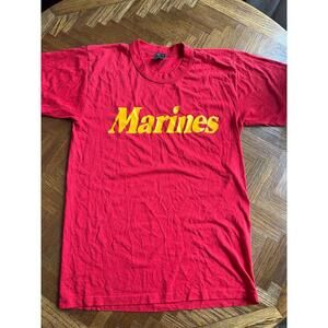 Men’s red Marines Tshirt size S